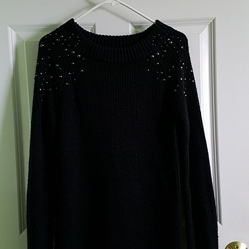 Black Long Sweater Dress